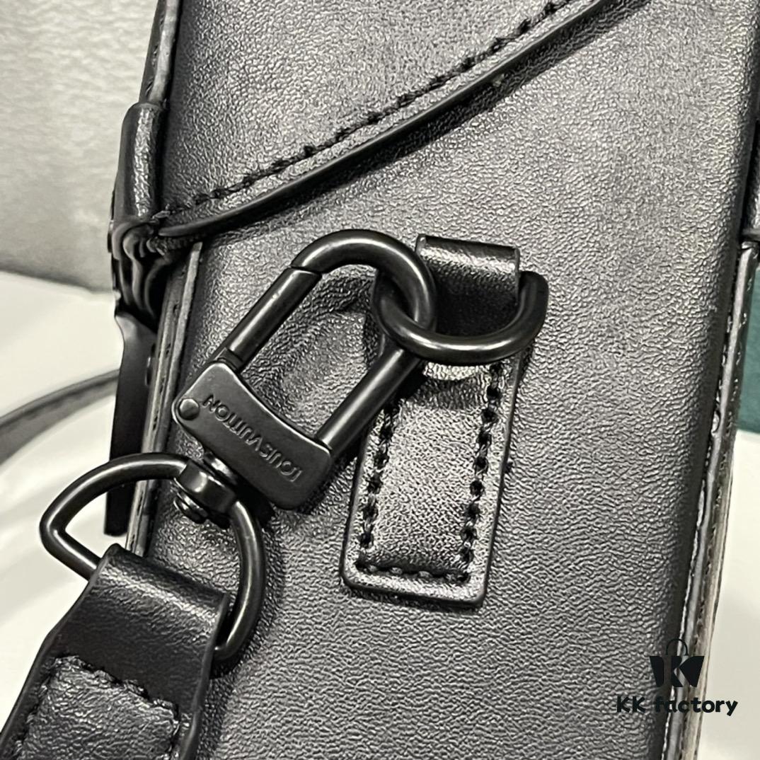 693075016e68136f4d9a6257 Upgraded Version M82077 M82070 Black Flower, Old Flower, Full Leather Embossing Latest Vertical Trunk Mini Bag