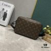 6930750f6e68136f4d9a626f Upgraded M46795 M23742 Black Floral Embossed Men's Latest Messenger Bag Steamer Collection