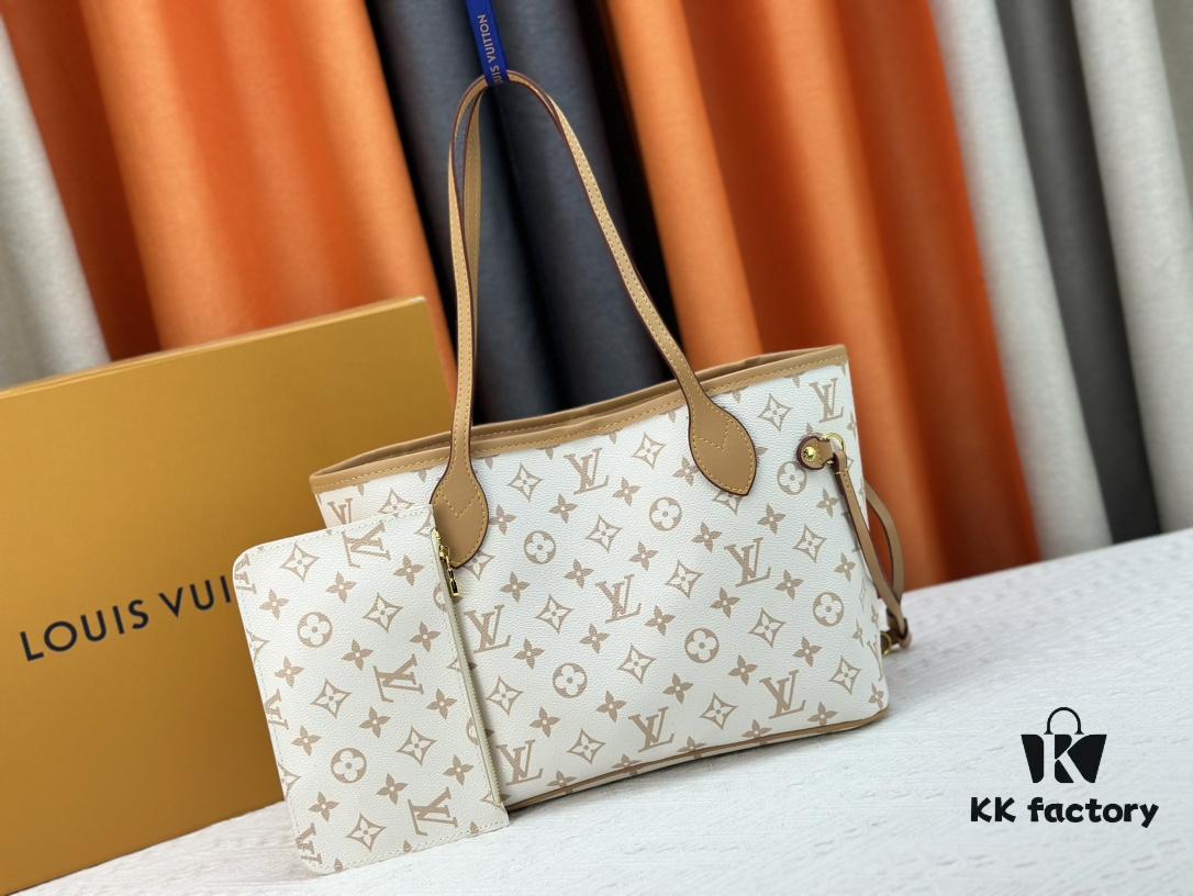 693075226e68136f4d9a6292 M40995 M40994 White Flower Parent-Child Bag Classic Shopping Bag Louis Vuitton New Neverfull