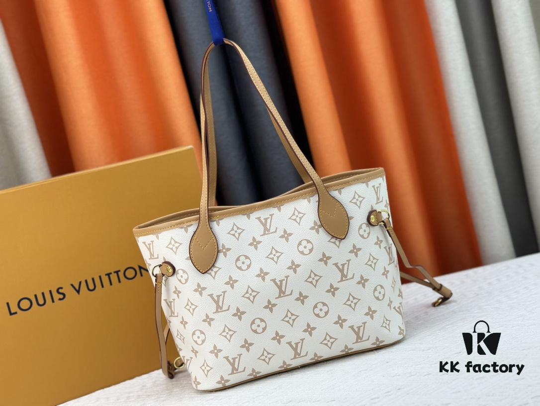 693075246e68136f4d9a6296 M40995 M40994 White Flower Parent-Child Bag Classic Shopping Bag Louis Vuitton New Neverfull