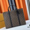 693075336e68136f4d9a62b7 N24786 N47059 Sac Plat 24H Bag in Monogram Eclipse Coated Canvas