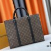 693075346e68136f4d9a62bb N24786 N47059 Sac Plat 24H Bag in Monogram Eclipse Coated Canvas