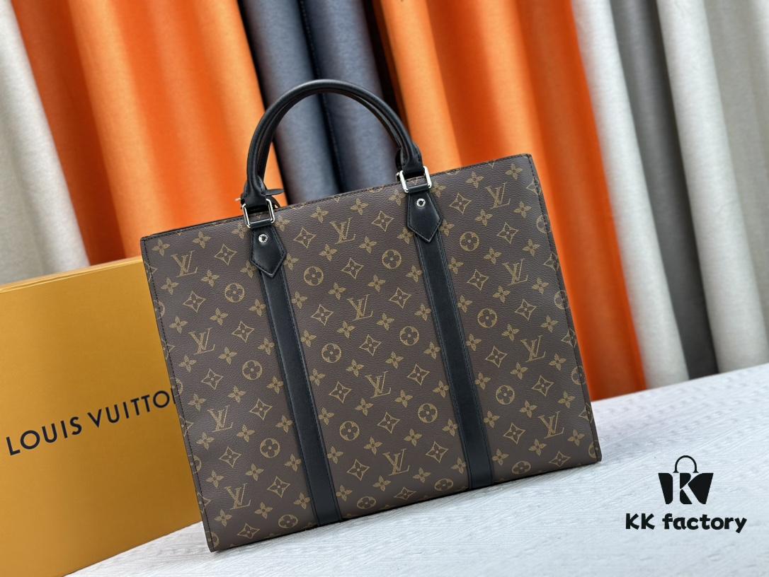 693075346e68136f4d9a62bb N24786 N47059 Sac Plat 24H Bag in Monogram Eclipse Coated Canvas