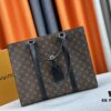693075356e68136f4d9a62bc N24786 N47059 Sac Plat 24H Bag in Monogram Eclipse Coated Canvas