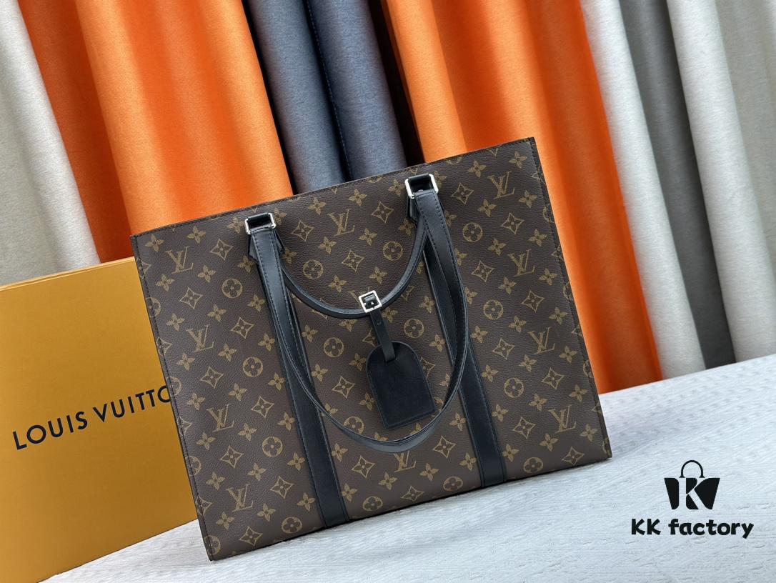 693075356e68136f4d9a62bc N24786 N47059 Sac Plat 24H Bag in Monogram Eclipse Coated Canvas