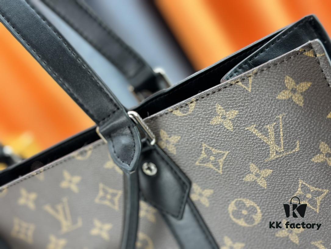 693075376e68136f4d9a62c0 N24786 N47059 Sac Plat 24H Bag in Monogram Eclipse Coated Canvas