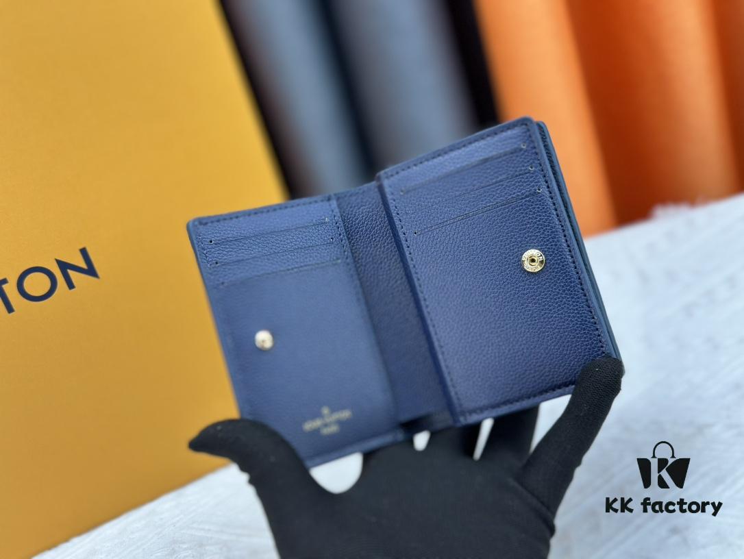 693075446e68136f4d9a62e0 LV Top Replica M80152 Cléa Wallet in Monogram Empreinte Soft Grained Calfskin with Signature Pattern