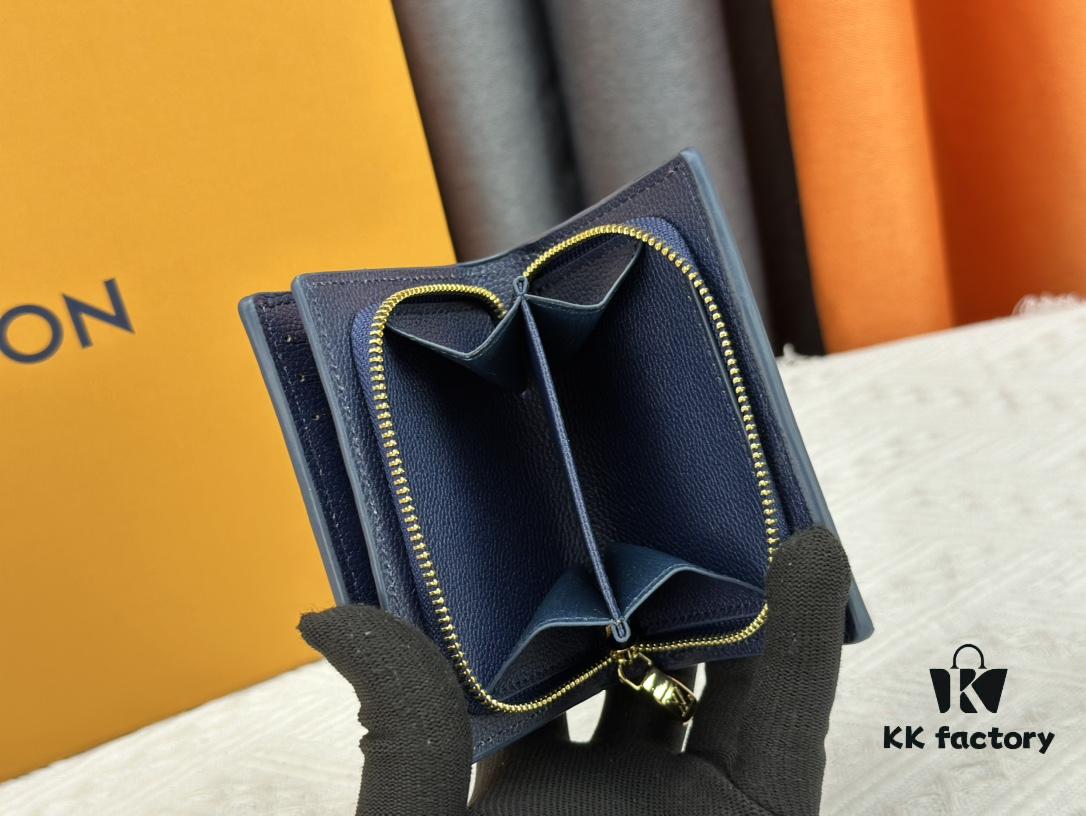 693075476e68136f4d9a62e1 LV Top Replica M80152 Cléa Wallet in Monogram Empreinte Soft Grained Calfskin with Signature Pattern