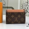 M80725 Yellow Flower New Color-Block Coin Purse