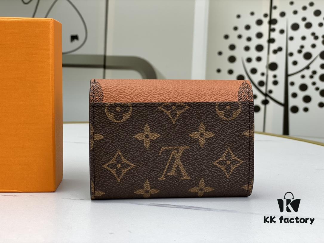 M80725 Yellow Flower New Color-Block Coin Purse
