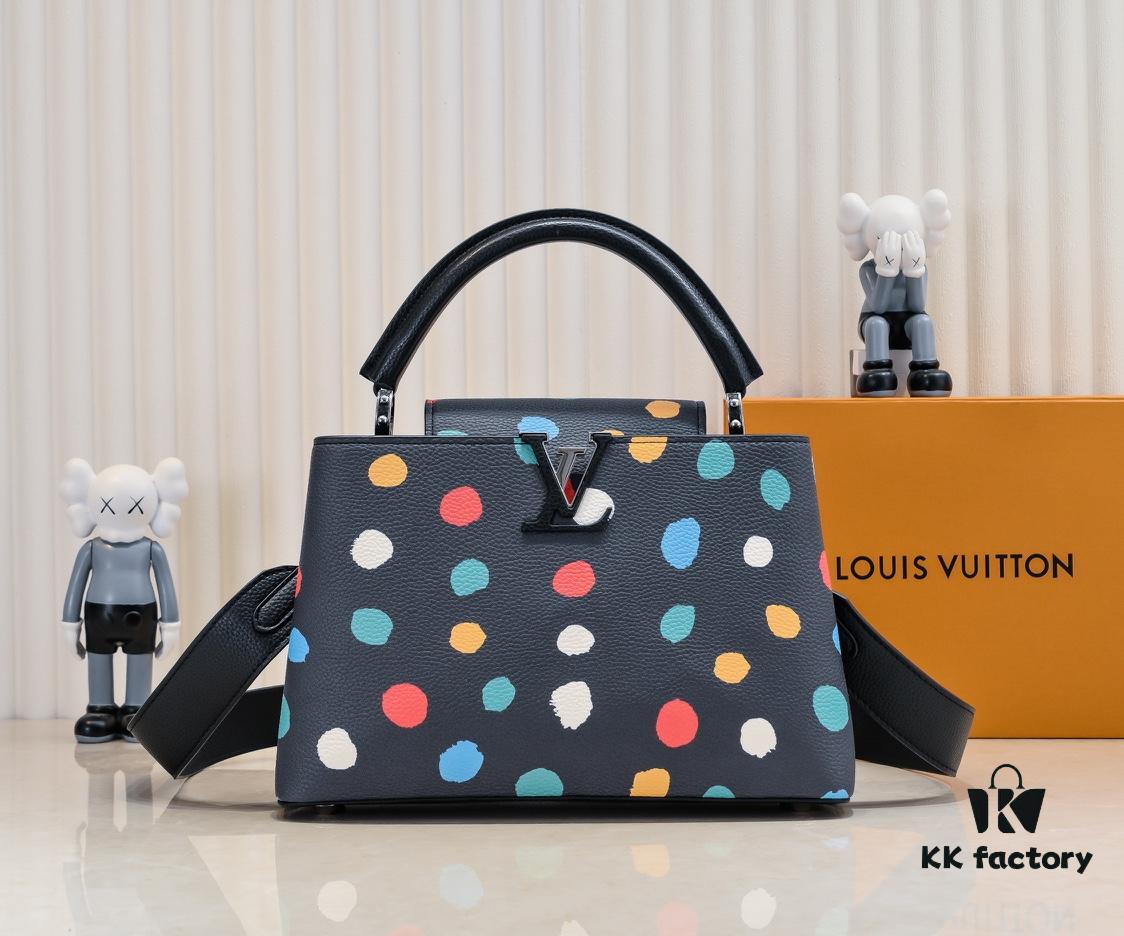 693075706e68136f4d9a6345 Upgraded M21665 LV x YK Capucines Medium Handbag