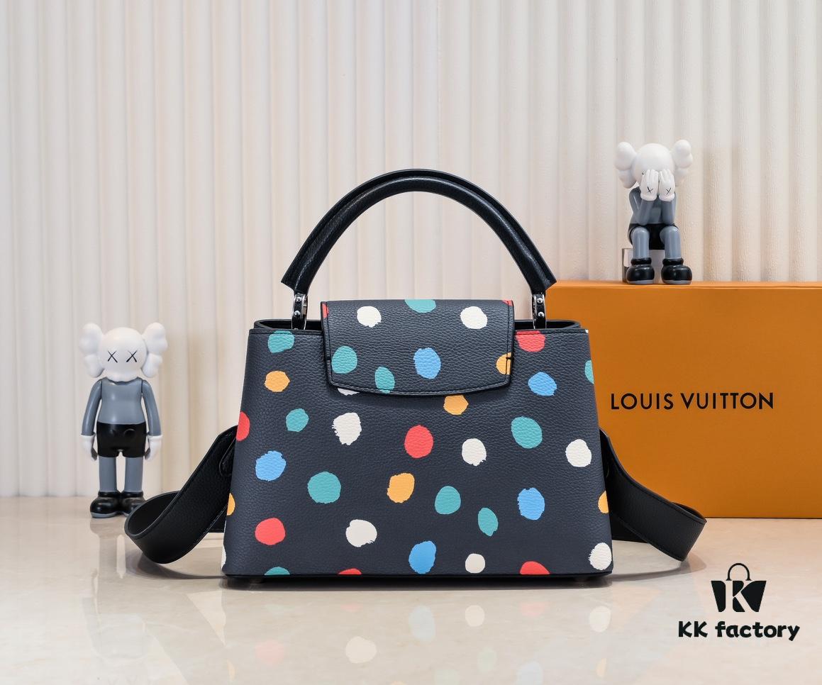 693075716e68136f4d9a6348 Upgraded M21665 LV x YK Capucines Medium Handbag