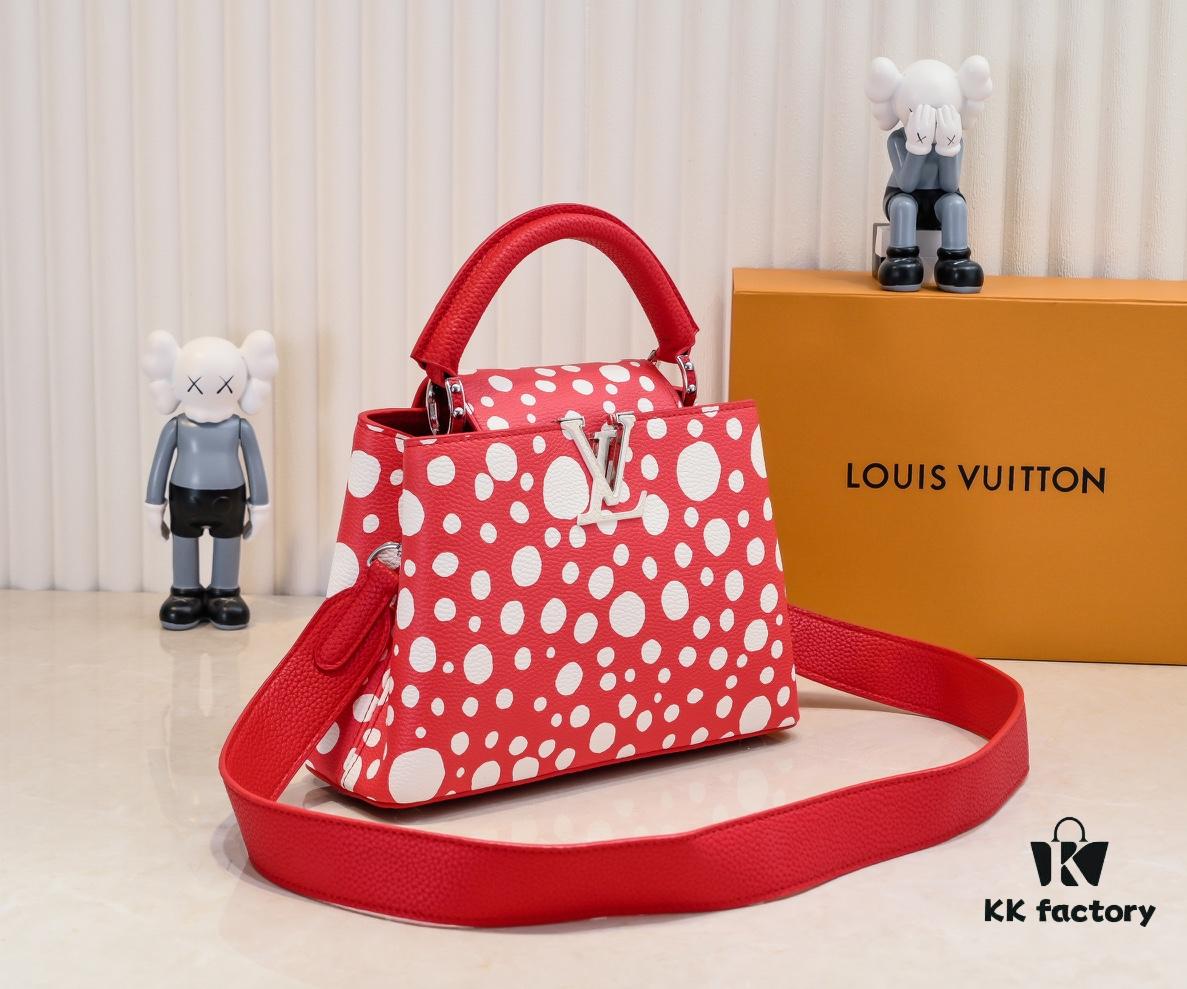 693075756e68136f4d9a634e Upgraded M21663 LV x YK Capucines Small Handbag