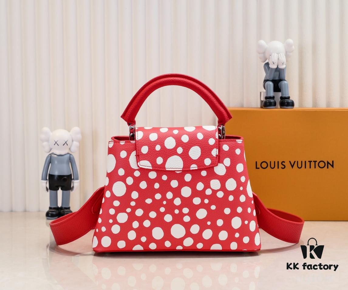 693075756e68136f4d9a634f Upgraded M21663 LV x YK Capucines Small Handbag