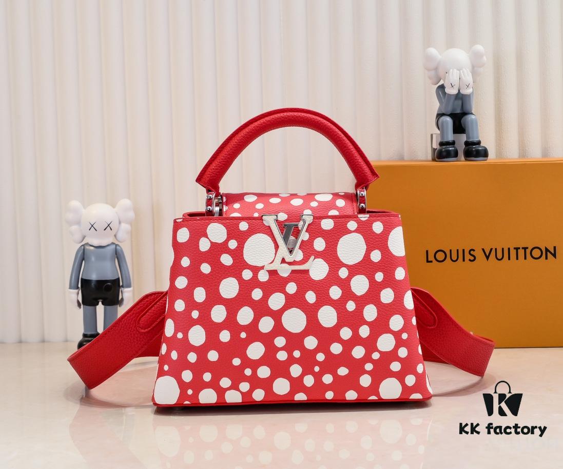693075756e68136f4d9a6350 Upgraded M21663 LV x YK Capucines Small Handbag