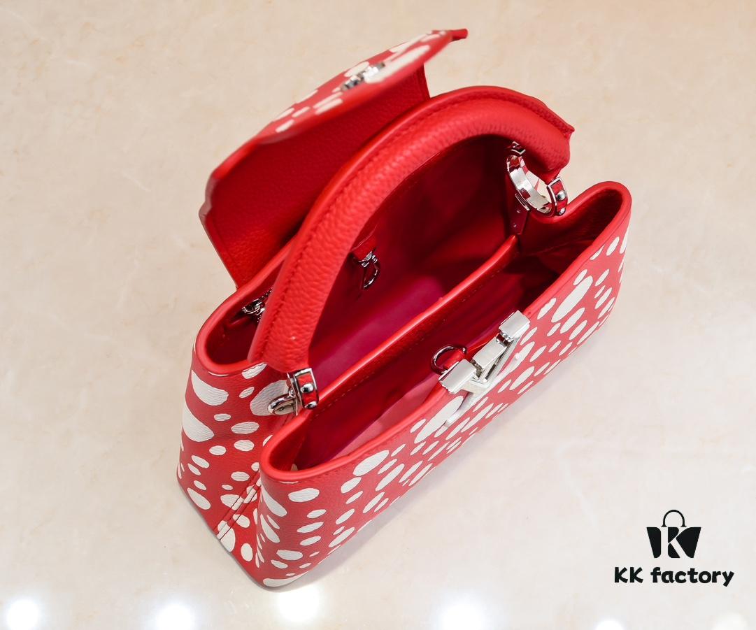 693075786e68136f4d9a6353 Upgraded M21663 LV x YK Capucines Small Handbag