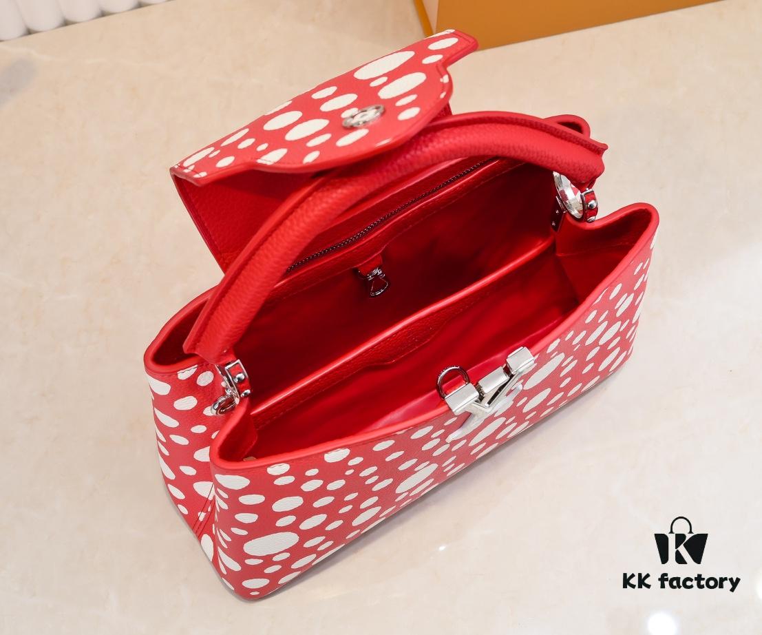 6930757e6e68136f4d9a6360 Upgraded M21665 LV x YK Capucines Medium Handbag