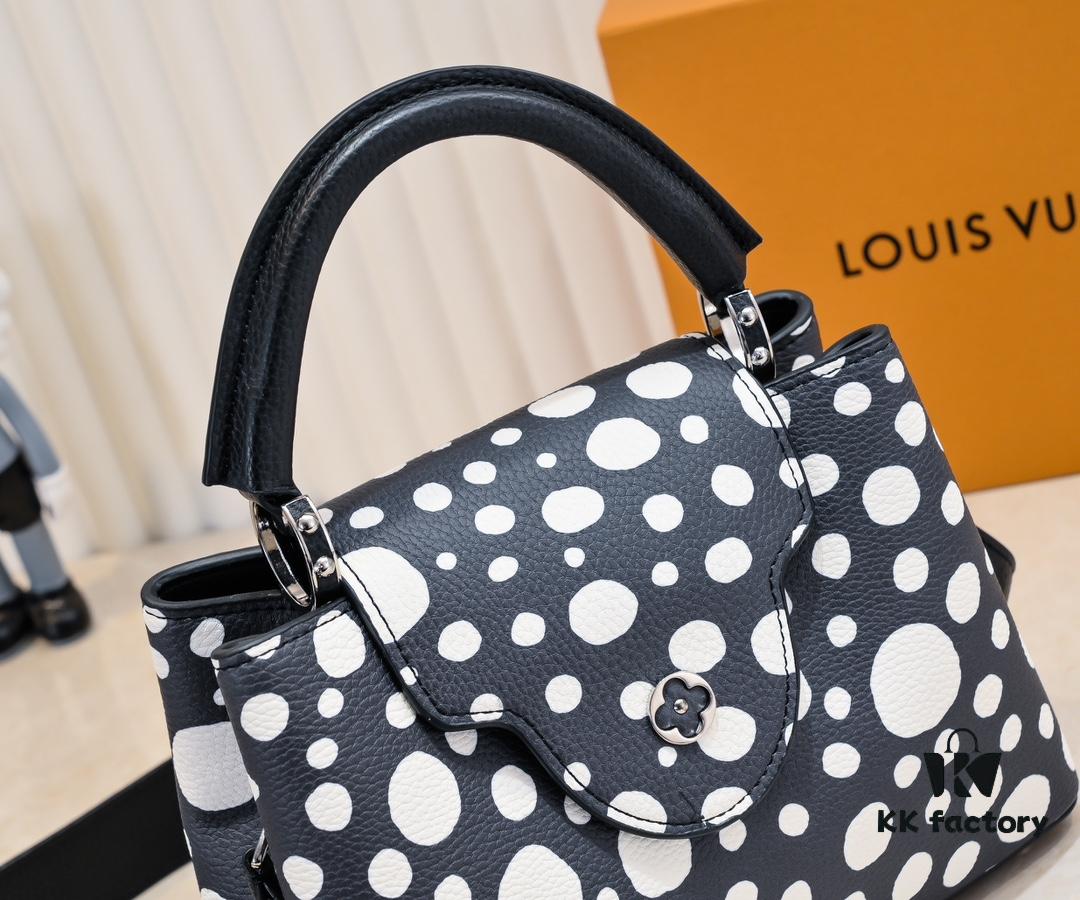 693075816e68136f4d9a6364 Upgraded M21663 LV x YK Capucines Small Handbag