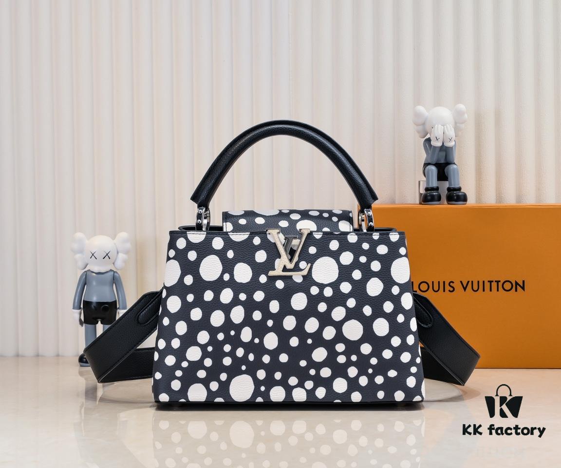 693075836e68136f4d9a6367 Upgraded M21665 LV x YK Capucines Medium Handbag