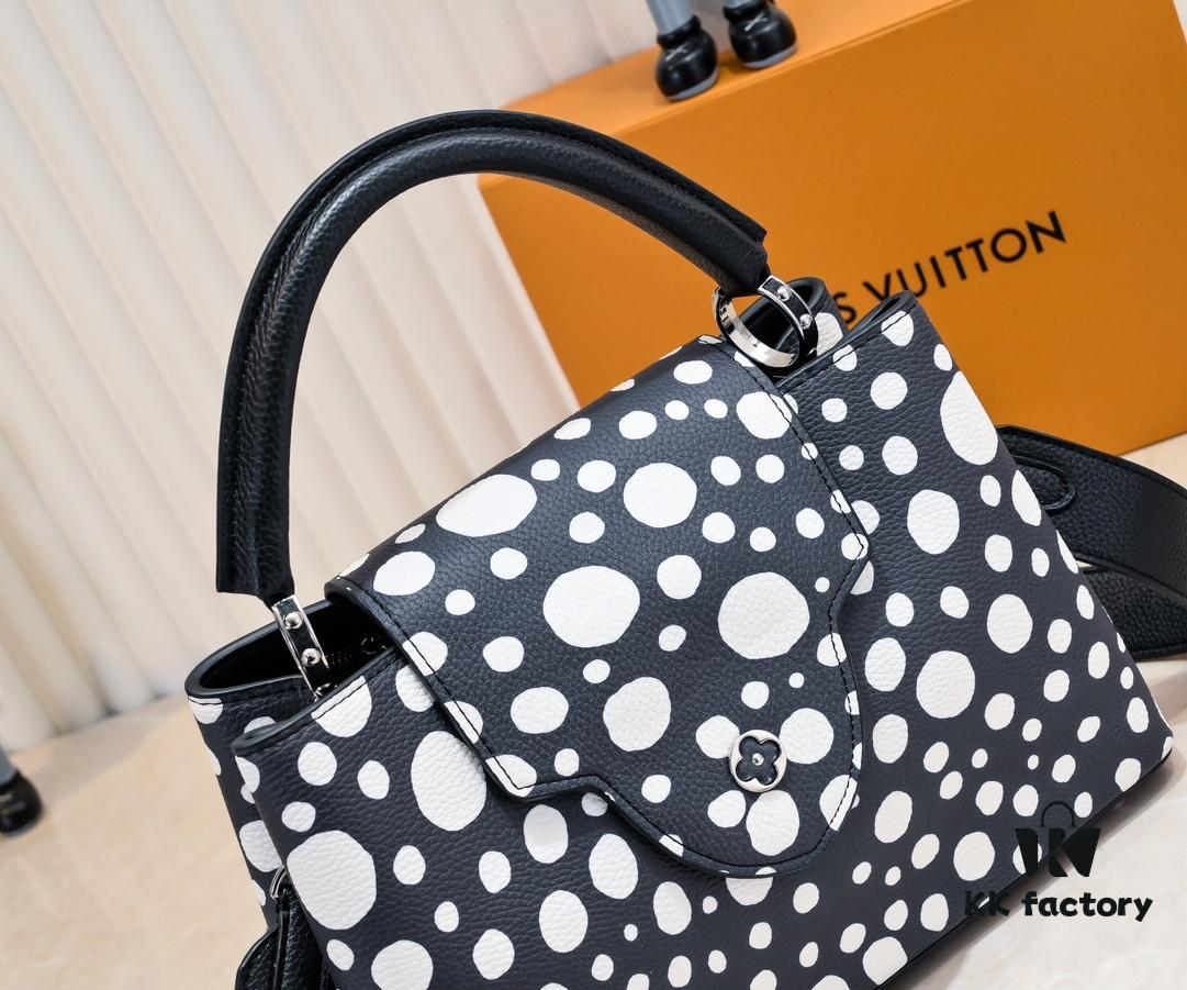 693075866e68136f4d9a636d Upgraded M21665 LV x YK Capucines Medium Handbag