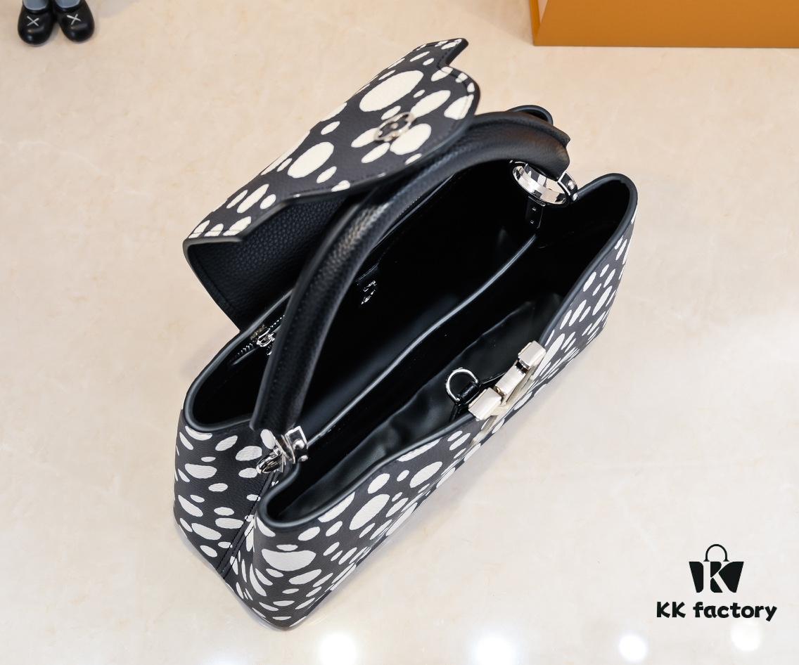 693075886e68136f4d9a6372 Upgraded M21665 LV x YK Capucines Medium Handbag