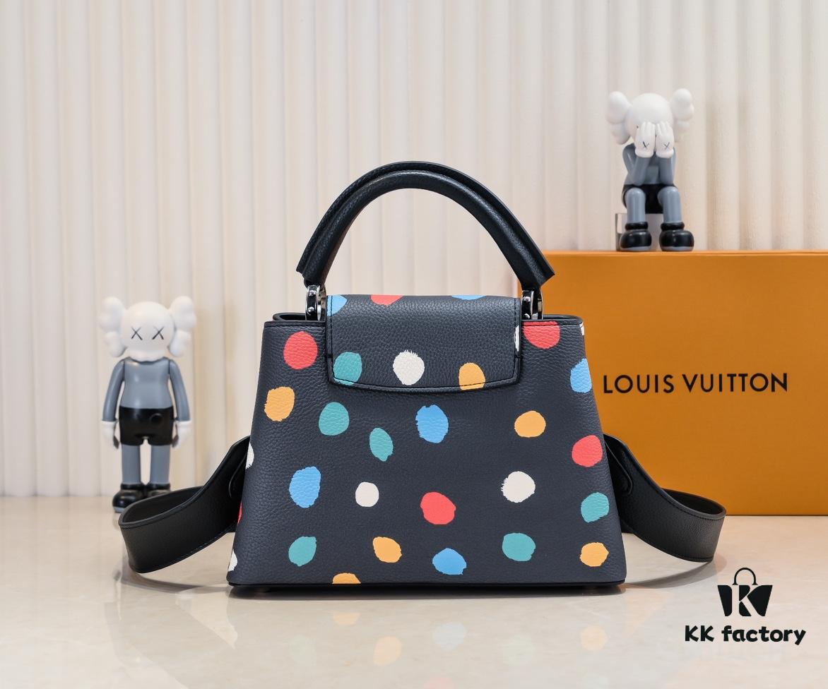 693075886e68136f4d9a6373 Upgraded M21663 LV x YK Capucines Small Handbag