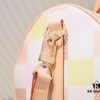 693075896e68136f4d9a6375 Keepall Bandoulière 50 in Damier Golf Coated Canvas – Green Check M40667 and Pink Check M40713