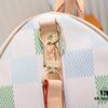 6930758d6e68136f4d9a637d Keepall Bandoulière 50 Travel Bag in Damier Golf Coated Canvas with M40667 Green Check and M40713 Pink Check