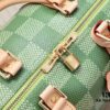 693075926e68136f4d9a6384 Keepall Bandoulière 50 Travel Bag in Damier Golf Coated Canvas with Green and Pink Check Pattern