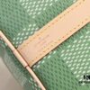 693075936e68136f4d9a6387 Keepall Bandoulière 50 Travel Bag in Damier Golf Coated Canvas with Green and Pink Check Pattern