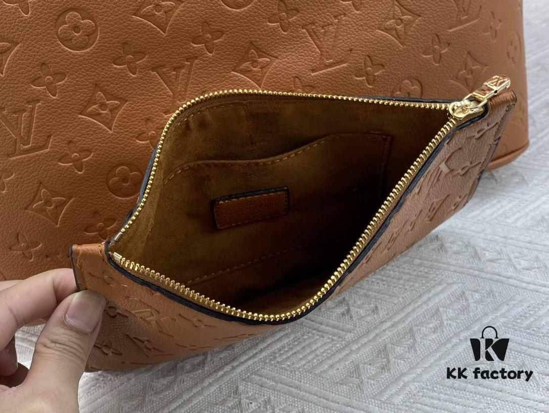 Upgraded Original Version [Exclusive Real-shot M45686 M40995] Petite Floral Pattern Classic Louis Vuitton New Neverfull Tote Bag