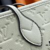 Upgraded Original Version [Exclusive Real Shot M45686 M40995] Small Flower-Pressed Classic Louis Vuitton Neverfull Tote Bag