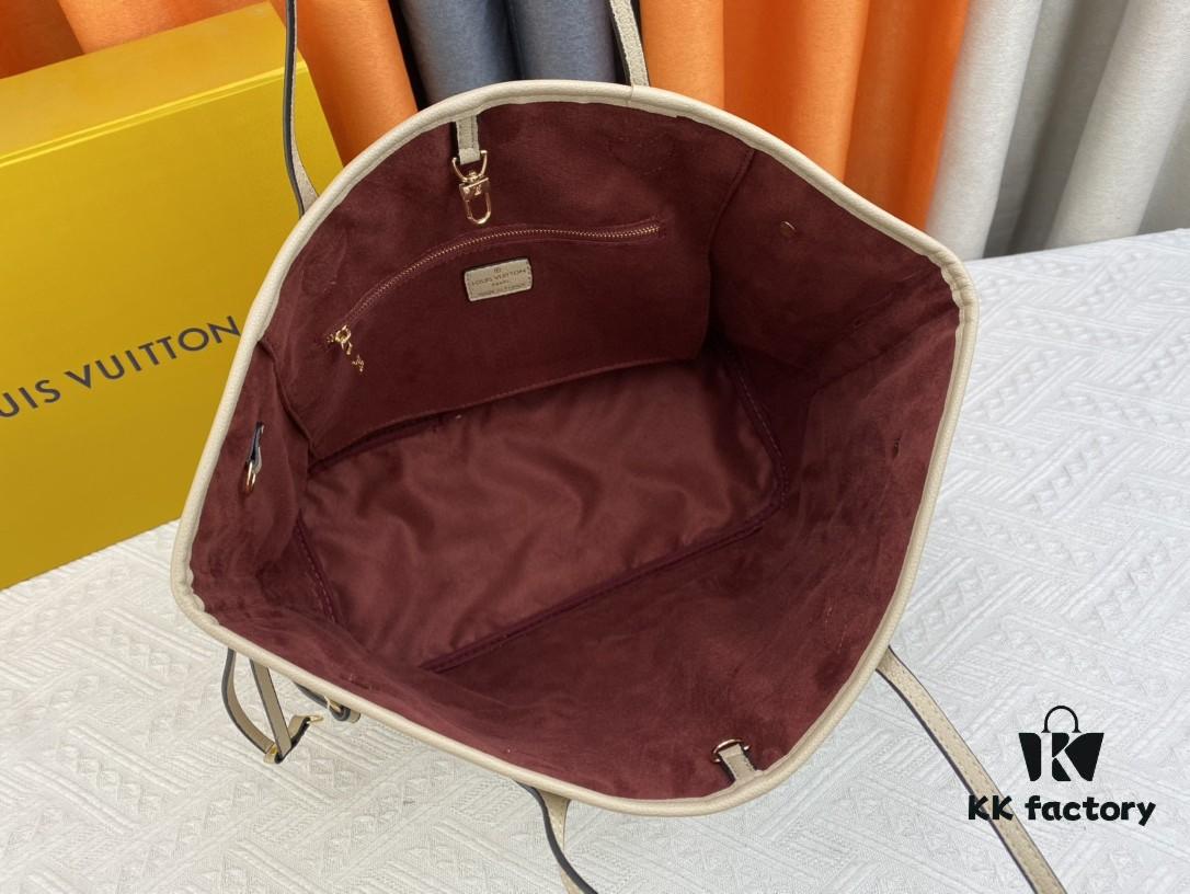 Upgraded Original Version [Exclusive Real Shot M45686 M40995] Petite Floral Pattern Classic Shopping Bag Louis Vuitton New Neverfull