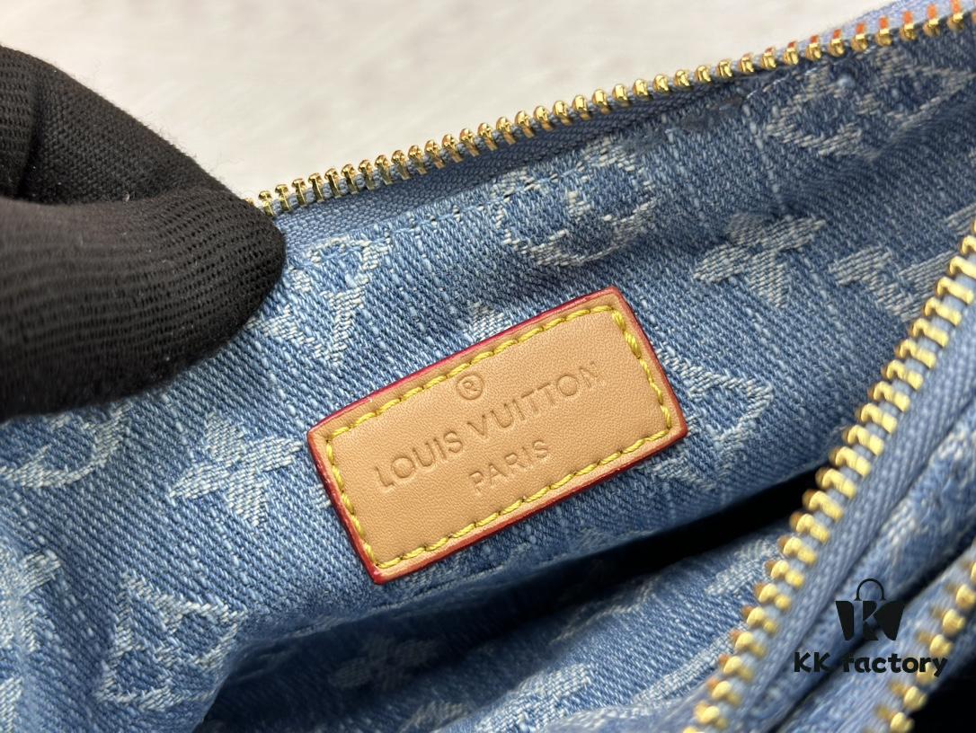 693075ae6e68136f4d9a63b8 M83003 M83532 Premium Original Monogram New Denim Liv Pochette Fits Snugly on Arm