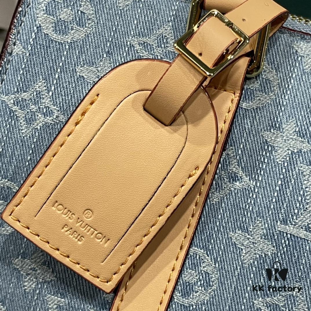693075b16e68136f4d9a63bd Upgraded 210 M46098 M59960 Light Blue Denim Sac Plat Cross Bag
