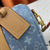 693075c76e68136f4d9a63ed M46271 M20900 Light Blue Denim Keepall 25 Bag