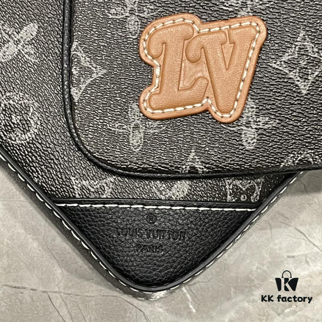 693075d06e68136f4d9a63fc Upgraded M46340 69443 45320 2022 Official New Arrival 3D Printed Trio Messenger Bag Embracing the Trendy Charm of Damier Spray