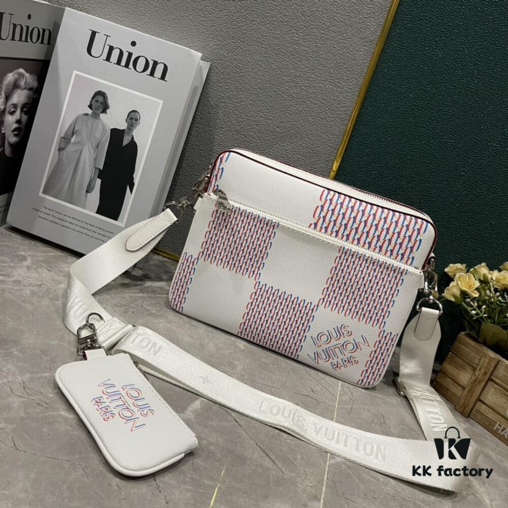 693075d26e68136f4d9a6400 Upgraded M20665 M57840 M30848 M50068 M69443 M45320 2022 New Trio Messenger Bag Embracing the Trendy Spirit of Damier Spray