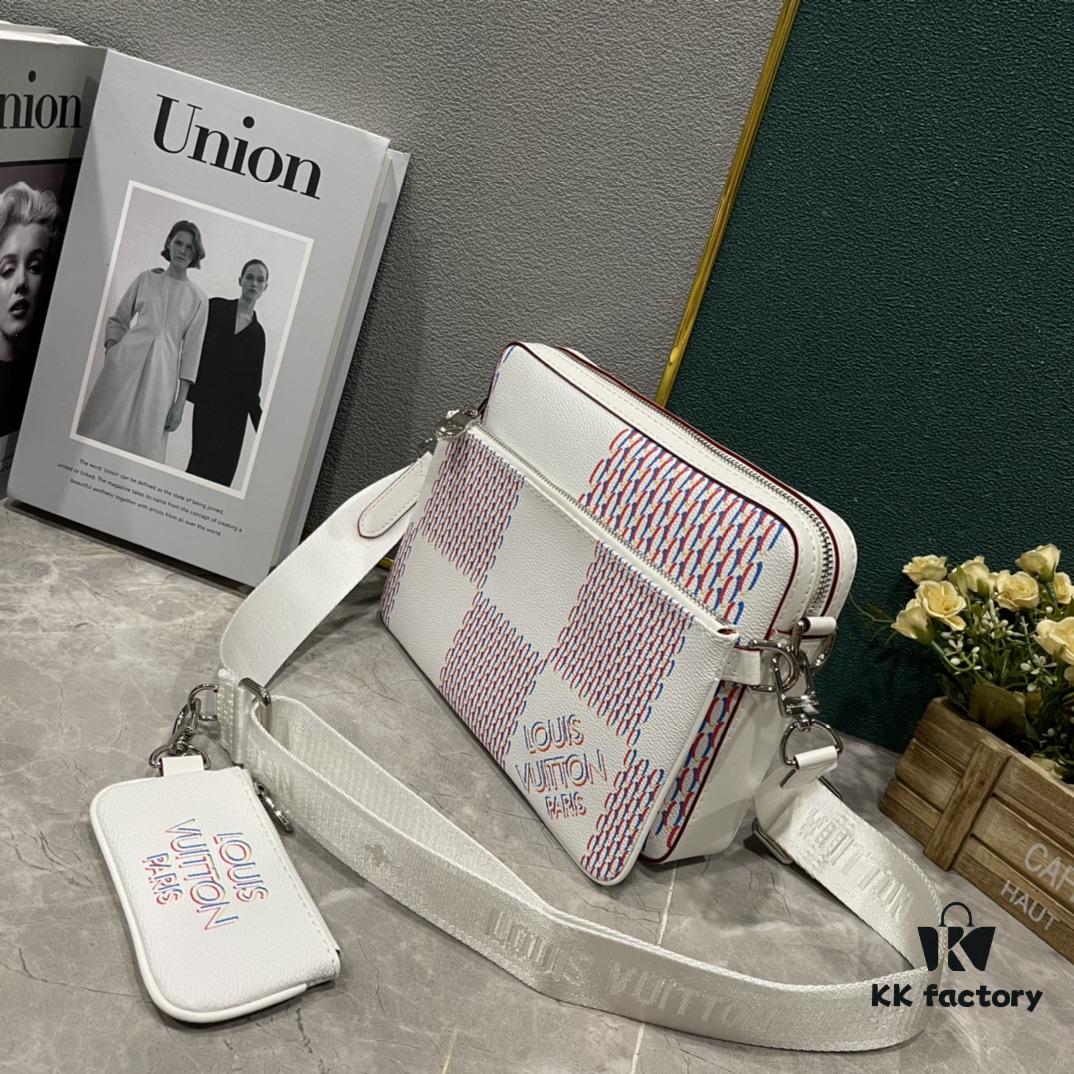 693075d36e68136f4d9a6401 Upgraded M20665 M57840 M30848 M50068 M69443 M45320 2022 New Trio Messenger Bag Embracing the Trendy Spirit of Damier Spray