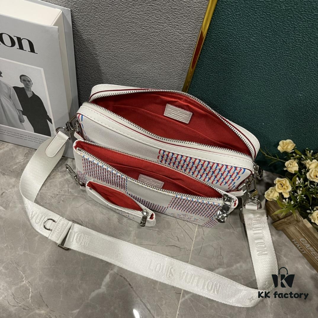 693075d76e68136f4d9a6408 Upgraded M20665 M57840 M30848 M50068 M69443 M45320 2022 New Trio Messenger Bag Embracing the Trendy Spirit of Damier Spray