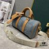693075db6e68136f4d9a6412 Upgraded M46271 M22762 Checkered Denim Keepall 25 Bag