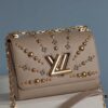 50306 Top Original Medium Twist Denim Bag [Rose] Compare and Confirm Inner Code: 0088 [Sun][Sun] LV's Latest and Hottest Model Released 💃