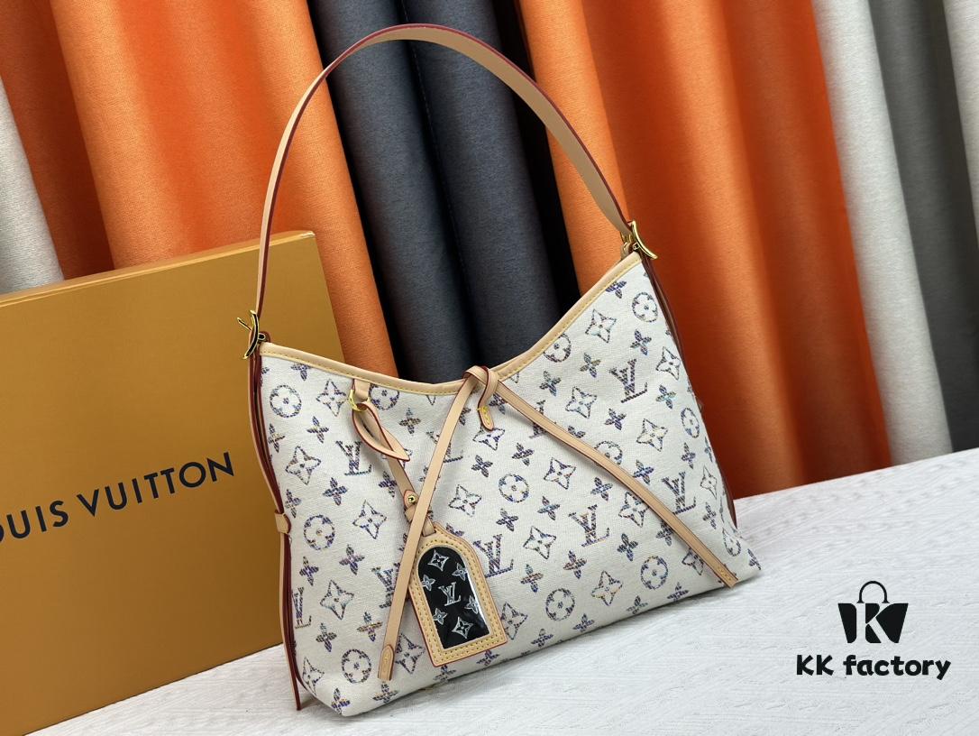693075ef6e68136f4d9a6440 Upgraded Original White Color Flower M24707 M46203 M46197 Louis Vuitton Introduces the New CarryAll Medium Handbag