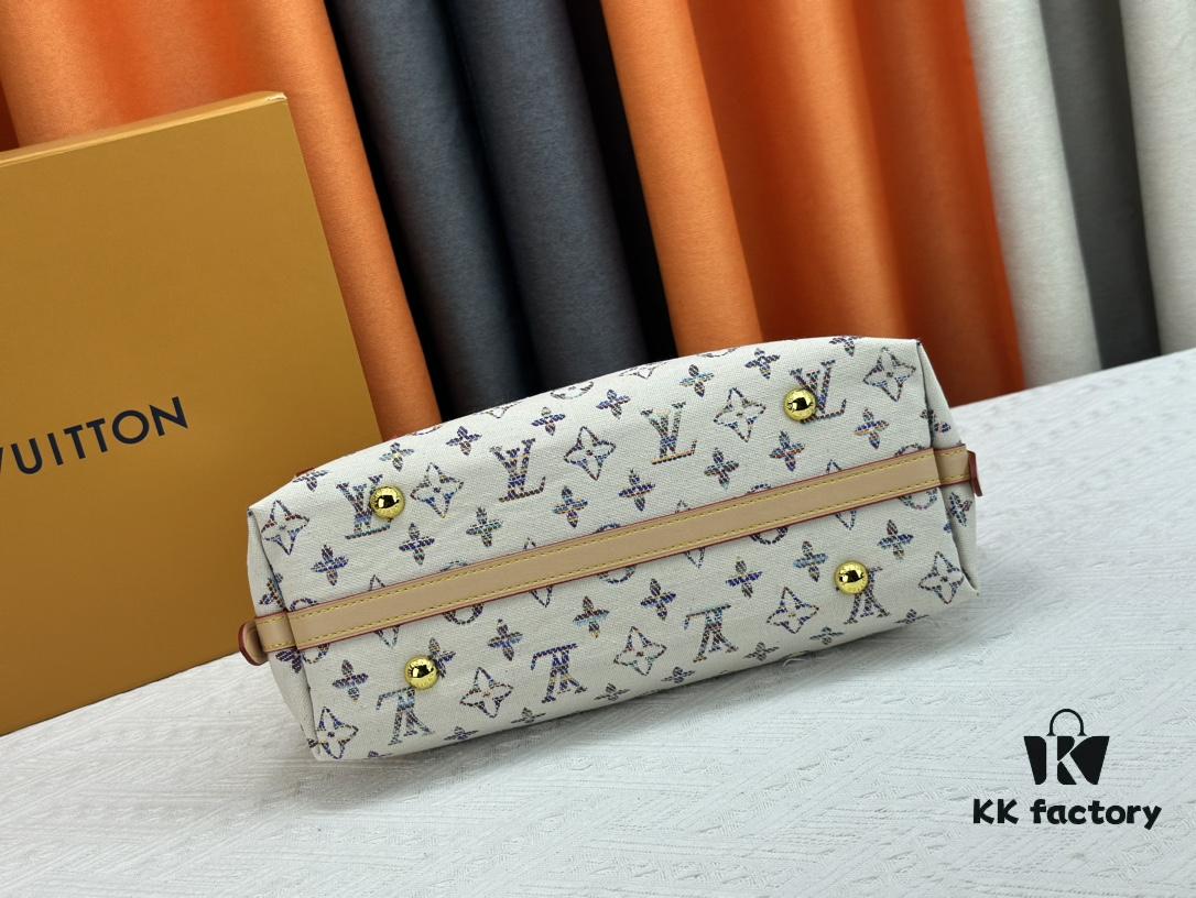 693075f06e68136f4d9a6441 Upgraded Original White Color Flower M24707 M46203 M46197 Louis Vuitton Introduces the New CarryAll Medium Handbag