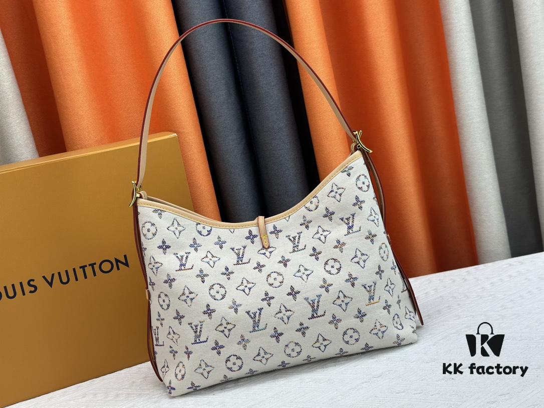 693075f06e68136f4d9a6443 Upgraded Original White Color Flower M24707 M46203 M46197 Louis Vuitton Introduces the New CarryAll Medium Handbag