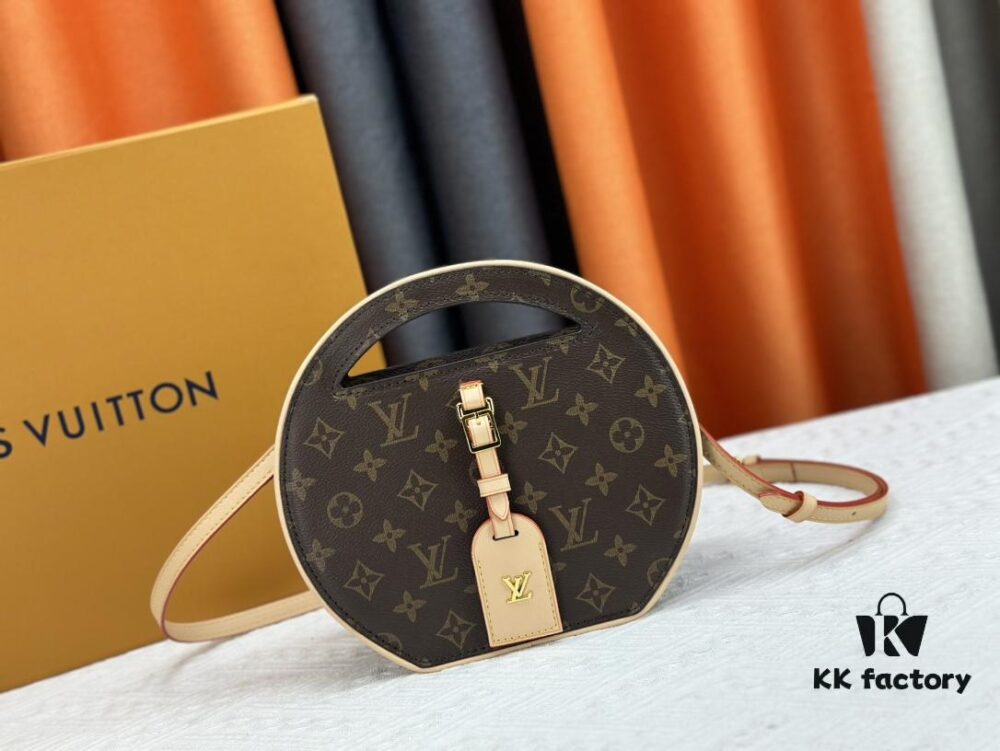 693075f16e68136f4d9a6447 Authentic M47117 M44699 Monogram Flower Women's Round Handbag Around Me Bag