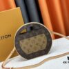 693075f46e68136f4d9a644b Authentic M47117 M44699 Monogram Flower Women's Round Handbag Around Me Bag