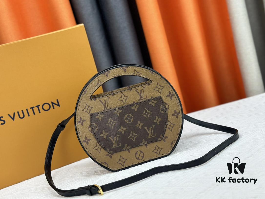 693075f76e68136f4d9a6454 Authentic M47117 M44699 Monogram Flower Women's Round Handbag Around Me Bag