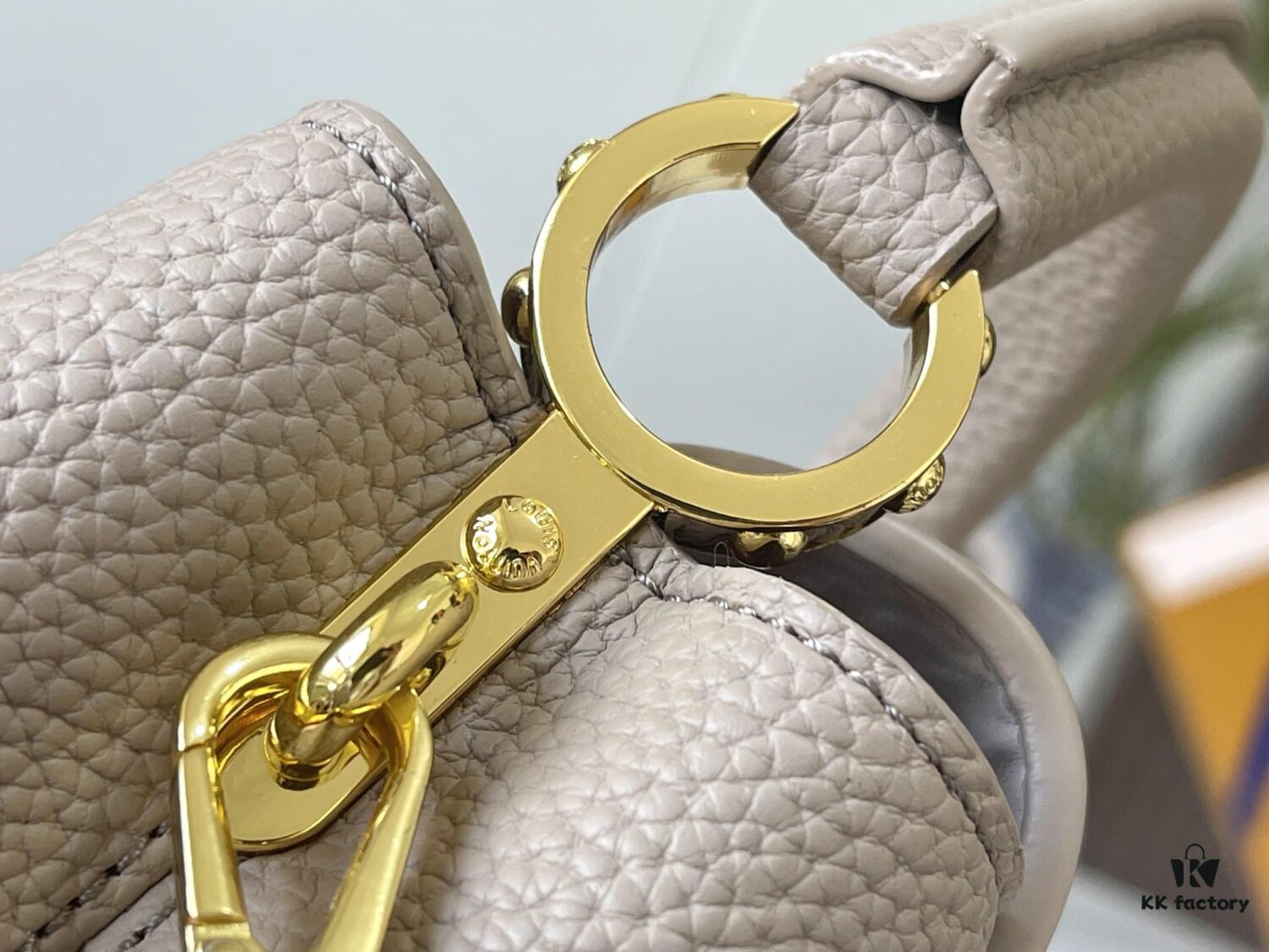 Upgraded M59863 Gray-Purple Three-Piece Gold-Tone Lock