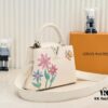693076136e68136f4d9a6487 Upgraded Version M21755 White LV x YK Capucines Small Handbag